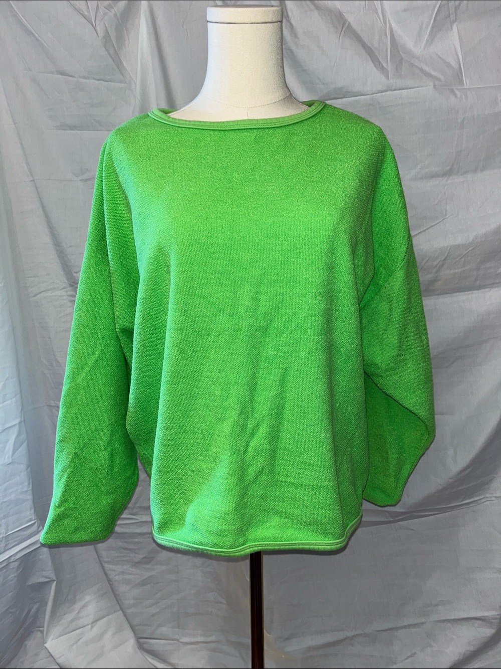 The Limited Bright Green Crewneck Sweater